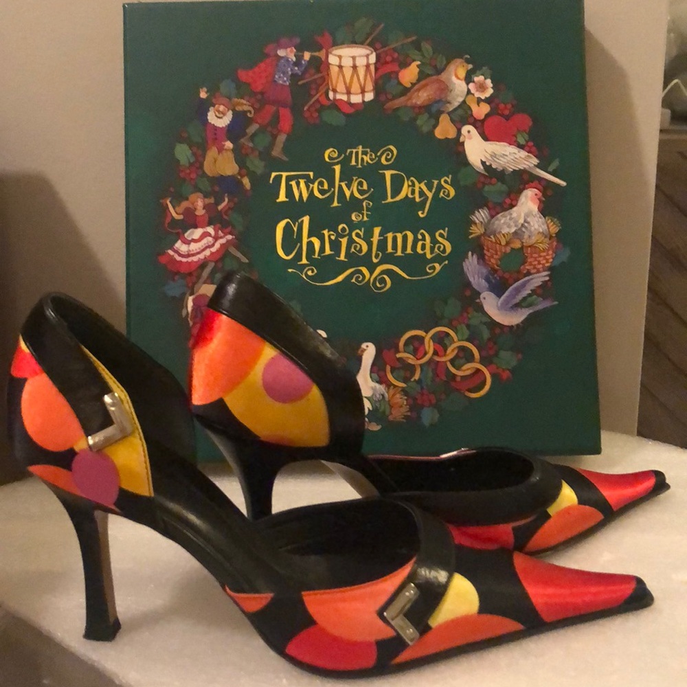 Luichiny Brand multicolor heels size 7M